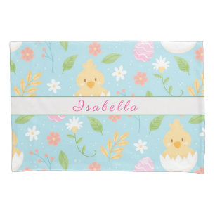 Happy Customise Easter Chicken Pillowcase