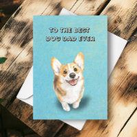 Happy Cute Corgi Best Dog Dad Ever Father's Day