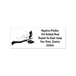 Happy cute green caterpillar cartoon illustration rubber stamp