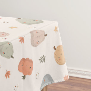 Happy Cute Pumpkin Pattern - Tablecloth