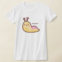 Happy Cute Slug Personalised Text