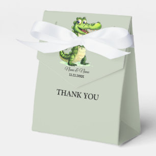 Happy Cute Wild Crocodile Jungle Trees Beautiful Favour Box