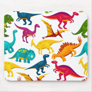 Happy cuteDino Mouse Pad