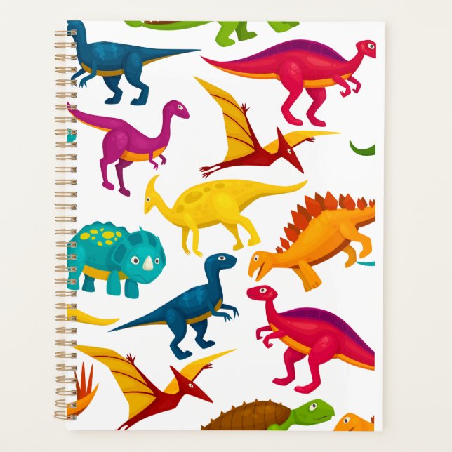 Happy cuteDino  Planner (Front)