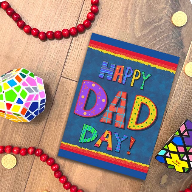 Happy Dad Day Cute Kid Fun Inspirivity Card (Creator Uploaded)