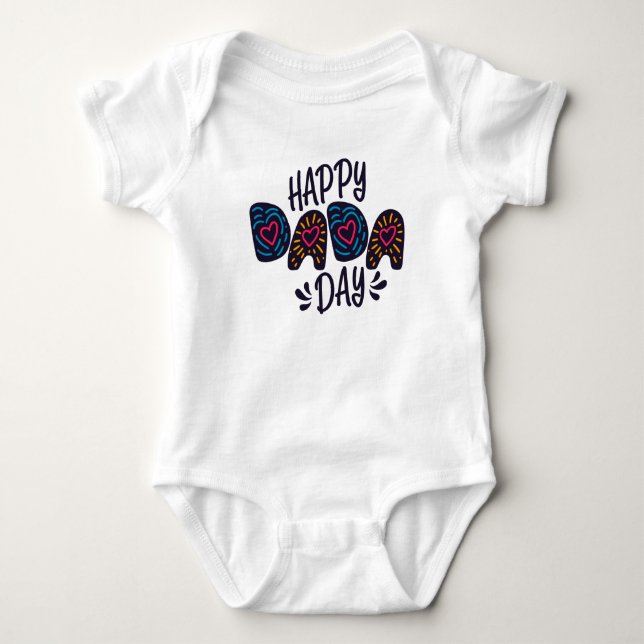 Happy Dada Day Happy Father's Day | Bodysuit (Front)