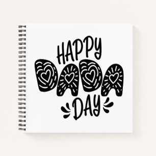 Happy Dada Day Happy Father's Day Notebook