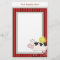 Happy Dairy Cow Barn Red Frame Kids Writing Paper