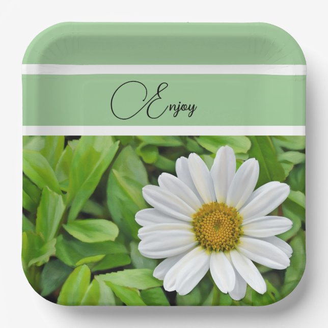 Happy Daisy - Paper Plate (Front)