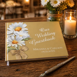 Happy Daisy Wedding Guestbook