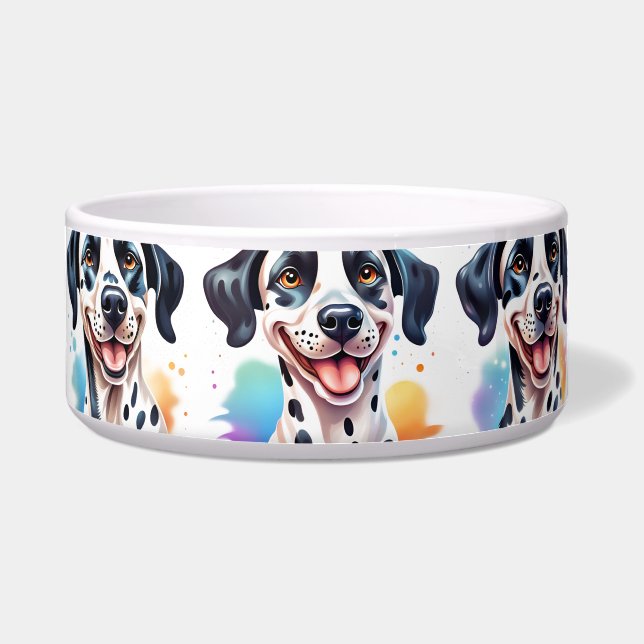 Happy Dalmatian Dog Pet  (Front)