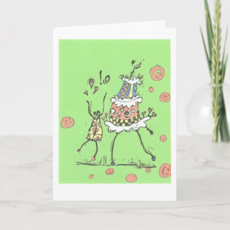 Happy Dance Birthday Card