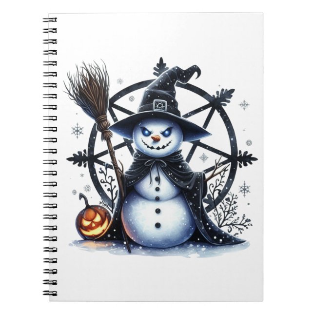Happy Dark Christmas Notebook (Notebook) (Front)