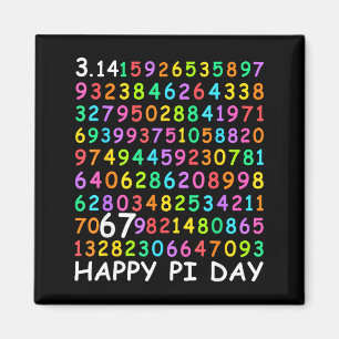 Happy day 3.14 math lover 67 math teachers kids magnet