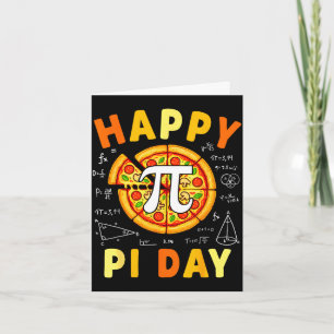 Happy day 3.14 symbol for kids boys teacher women card