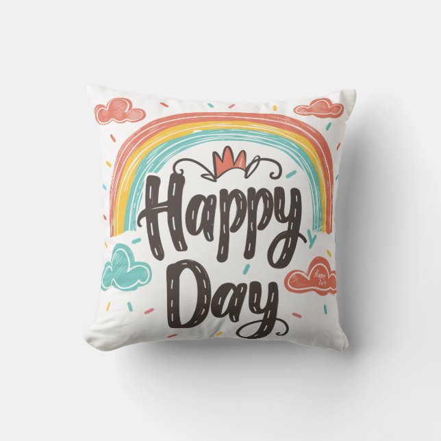 Happy Day Cushion (Front)
