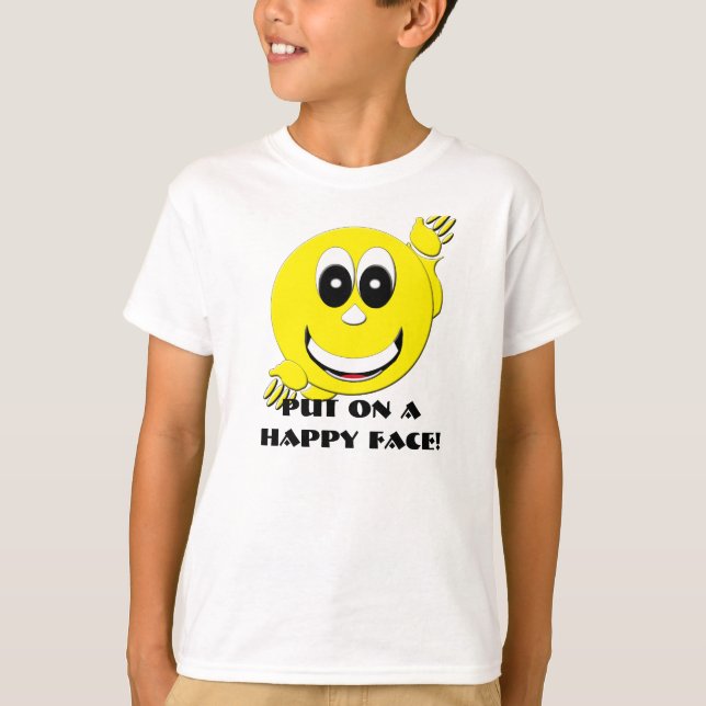 Happy Day Face T-Shirt (Front)
