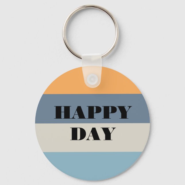 Happy Day Key Ring (Front)
