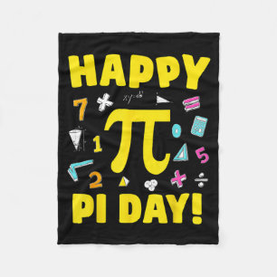 Happy Day Kids Teachers Math Tutor Student Day Fleece Blanket