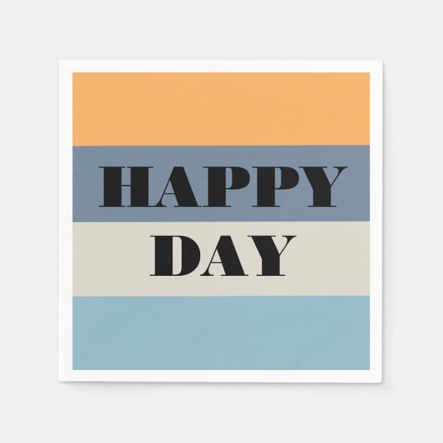 Happy Day Napkin (Front)
