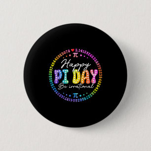 Happy day shirts math coach teacher day lover nerd 6 cm round badge