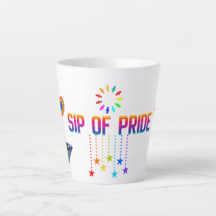 HAPPY DAY, SIP OF PRIDE 12 OZ. accent Latte Mug
