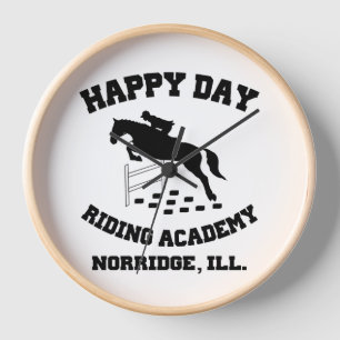 Happy Day Stables, Riding Academy, Norridge, IL Clock