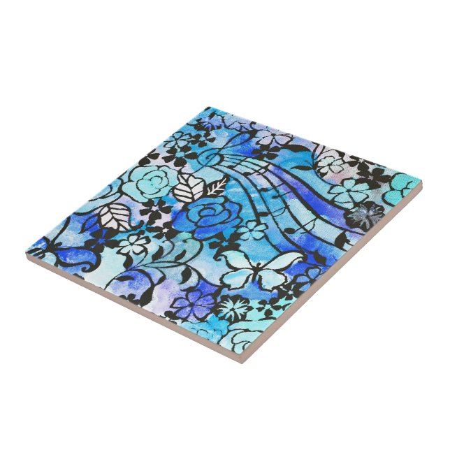 Happy Days are Here Again Ceramic Tile (Side)