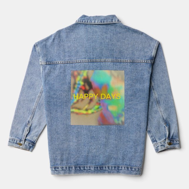 Happy days denim jacket (Back)