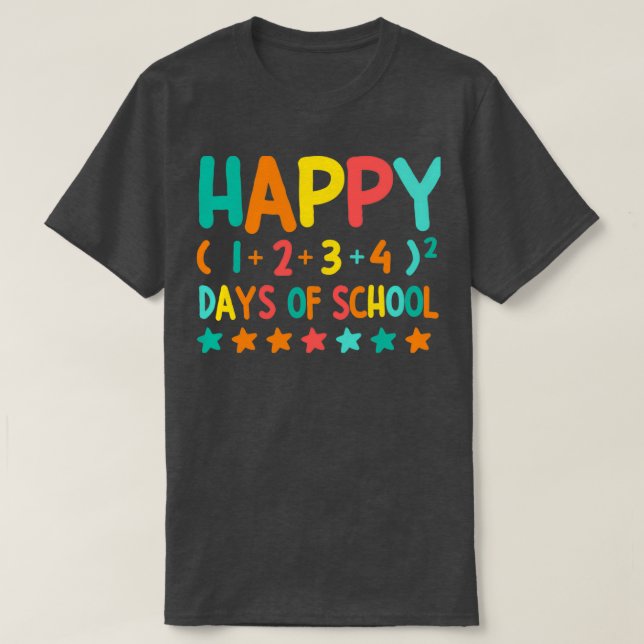 Happy Days Of School T-Shirt (Design Front)