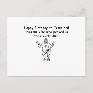 Happy December Birthday 30 something Postcard