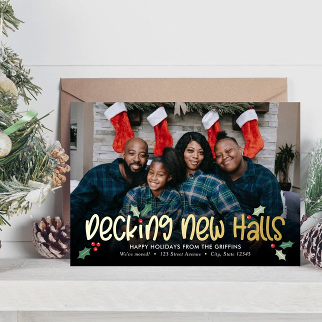 Happy Decking FOIL Holiday Moving Announcement (Creator Uploaded)