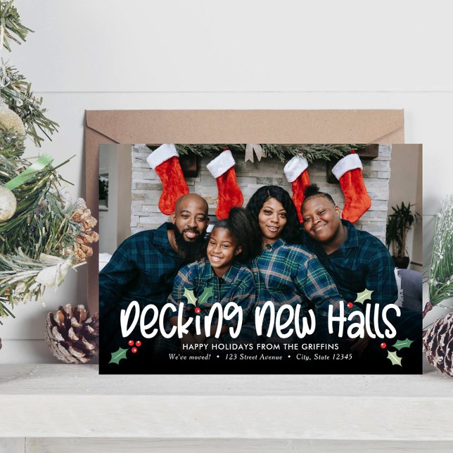Happy Decking Holiday Card Moving Announcement (Creator Uploaded)