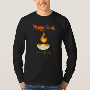 Happy Deepavali Diwali Festival Of Lights For Indi T-Shirt