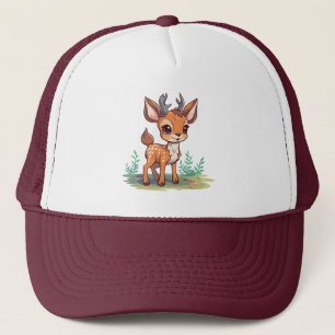 Happy Deer Trucker Hat