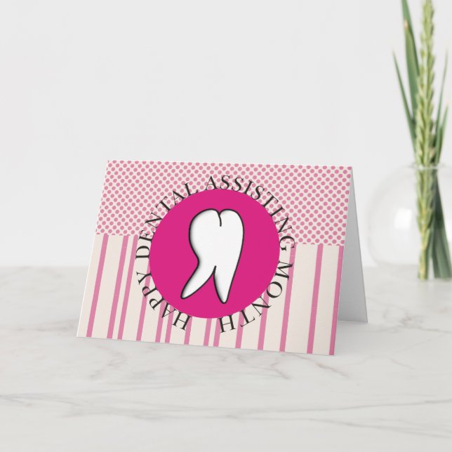 Happy Dental Assistant Month Card (Front)