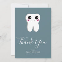 Happy Dental Tooth Smiling Cute Thank You