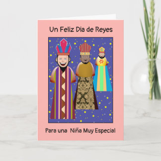 Happy Dia Reyes Mago Card