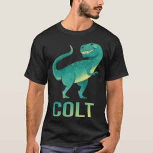 Happy Dinosaur - Colt Name T-Shirt