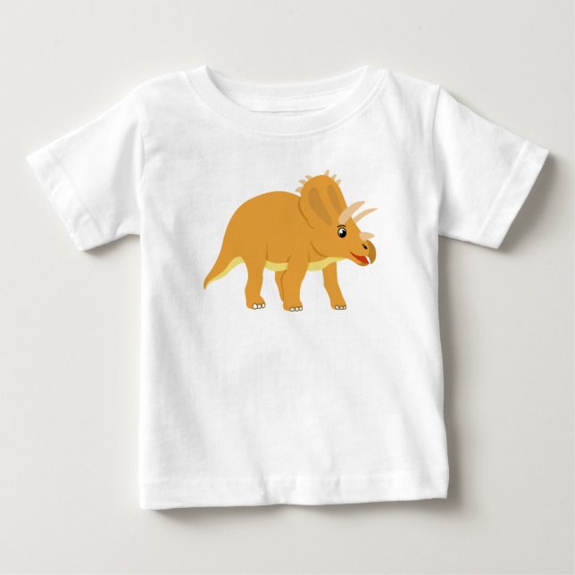 Happy Dinosaur for Toddle Baby T-Shirt (Front)