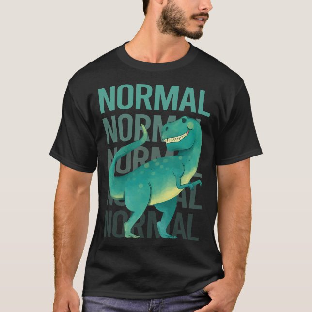 Happy Dinosaur Normal T-Shirt (Front)