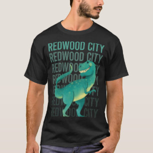 Happy Dinosaur Redwood City T-Shirt