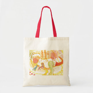 happy dinosaur tote bag