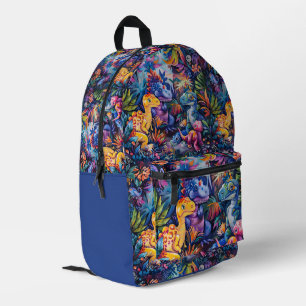 Happy Dinosaurs Printed Backpack