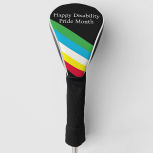 Happy Disability Pride Month Golf Head Cover