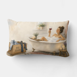 Happy Divorce Gift for Her Lumbar Cushion