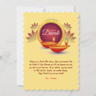 Happy Diwali card