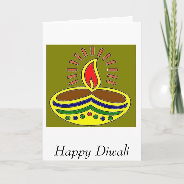 Happy Diwali Card (Front)