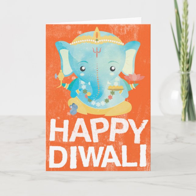 Happy Diwali Card (Front)
