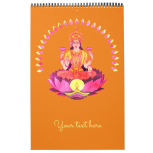 Happy Diwali - Deepalavi Lakshmi Goddess 1 Calendar